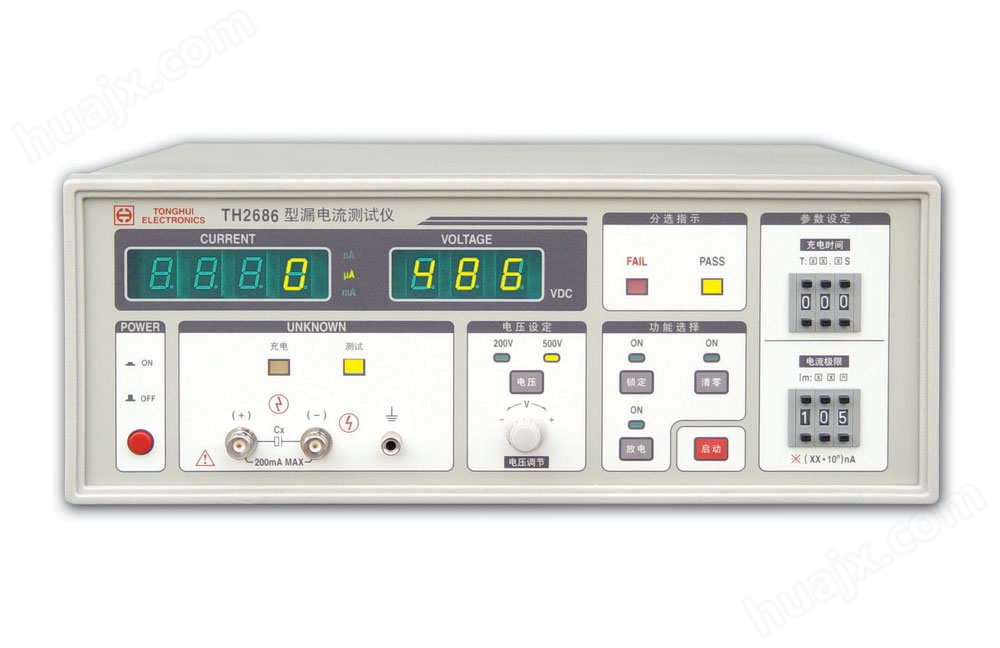 TH2685 TH2686电解电容器漏电流测试仪参数比较（价格）