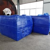 甘肃5吨5立方车载运输储罐 卧式方形加厚塑料储罐