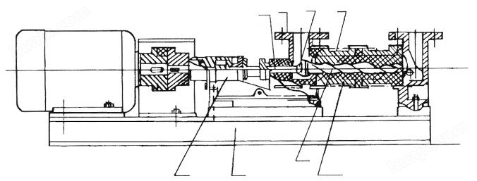 I-1B浓浆泵结构图