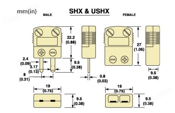 SHX-(*)-M系列迷你型陶瓷插头|SHX-(*)-MF系列迷你型陶瓷插头插座
